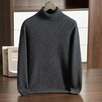 100% CASHMERE TURTLENECK